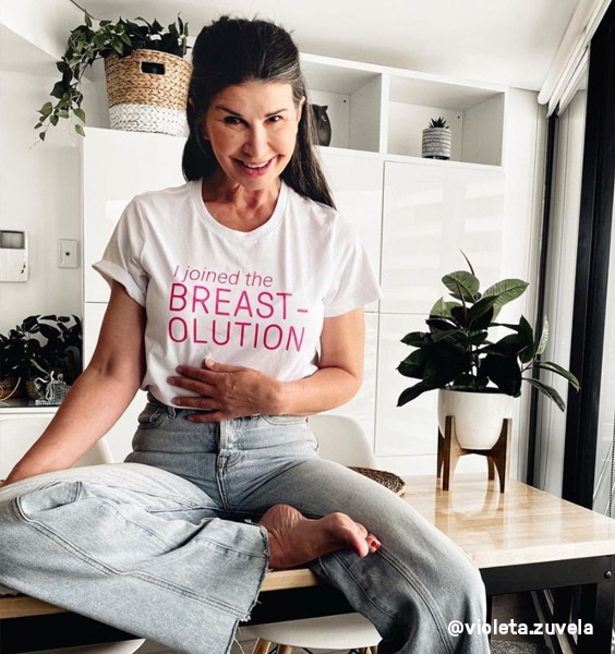 Breastolution tee-shirt @violeta