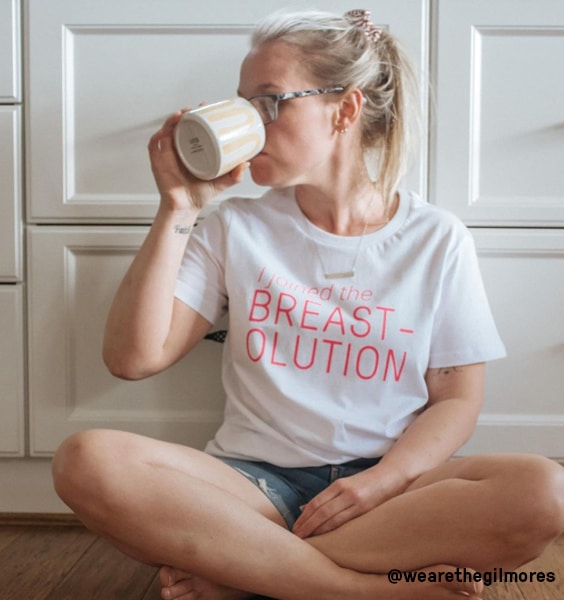 Breastolution tee-shirt @werethegilmores