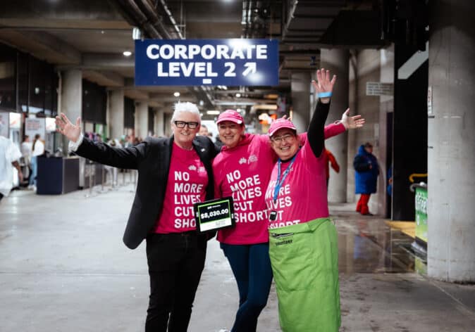 whistle blows on let’s tackle breast cancer campaign