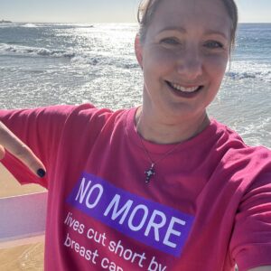no more lives cut short t-shirt (pink & purple)